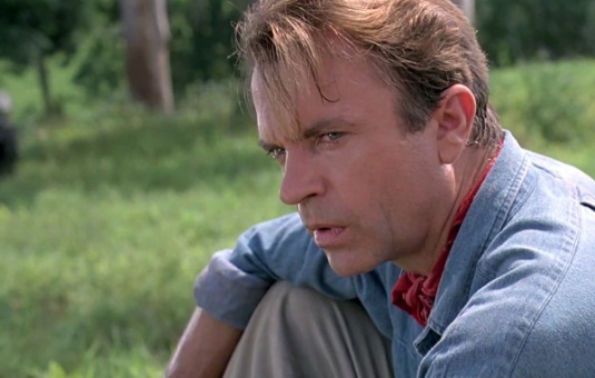 Sam Neill in Jurassic Park