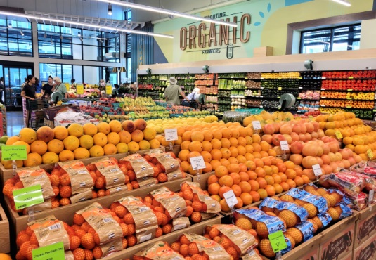 Photo of produce deparment in Whole Foods Market, Jacksonville, FL