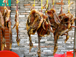 Drying ducks